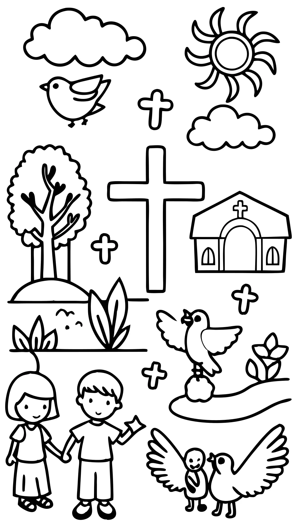 free christian coloring pages